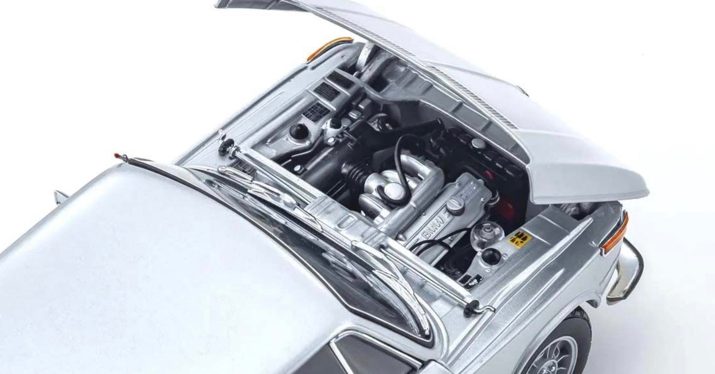 Kyosho 1:18 - BMW 2002 Tii 1972 Silver