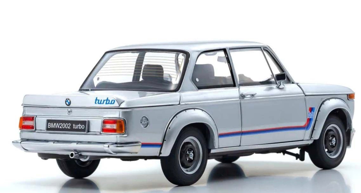 Kyosho 1:18 - BMW 2002 Turbo 1974 Silver