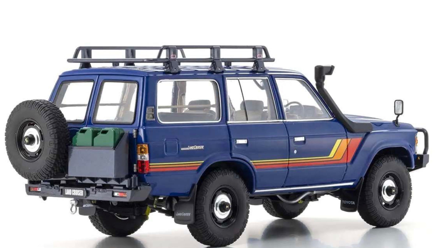 Kyosho 1:18 - Toyota Land Cruiser 60 1980 Blue