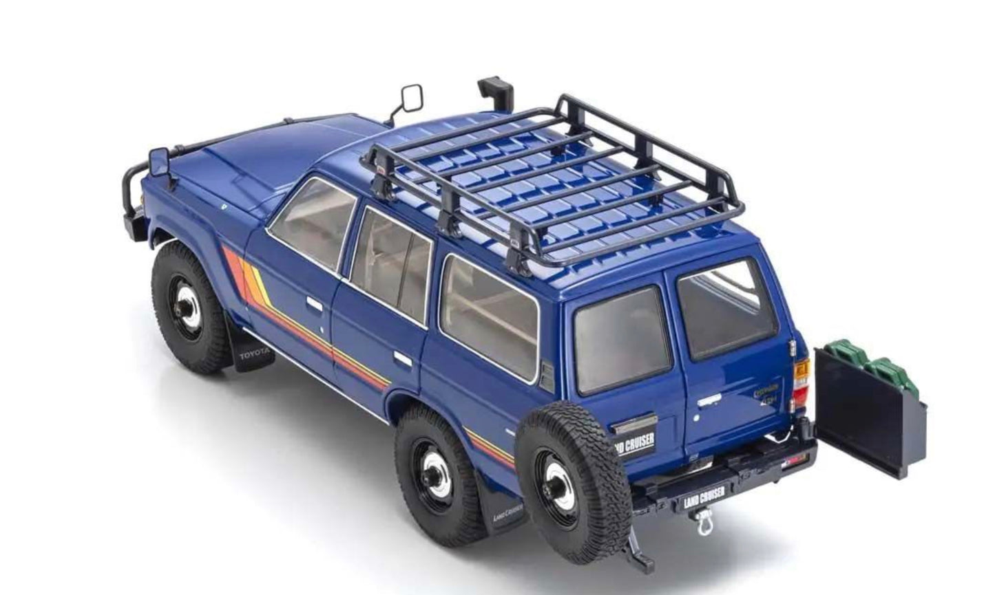 Kyosho 1:18 - Toyota Land Cruiser 60 1980 Blue