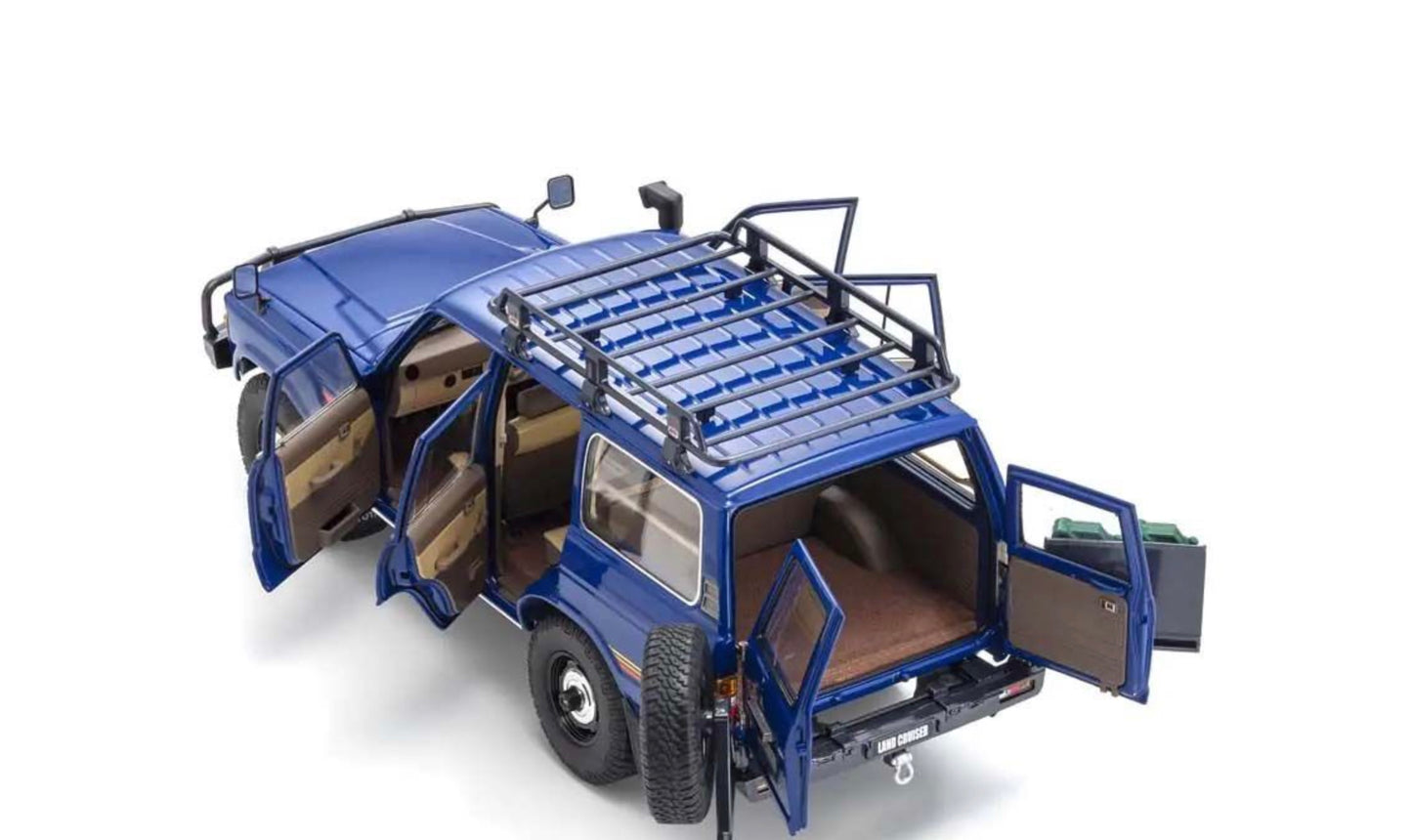 Kyosho 1:18 - Toyota Land Cruiser 60 1980 Blue