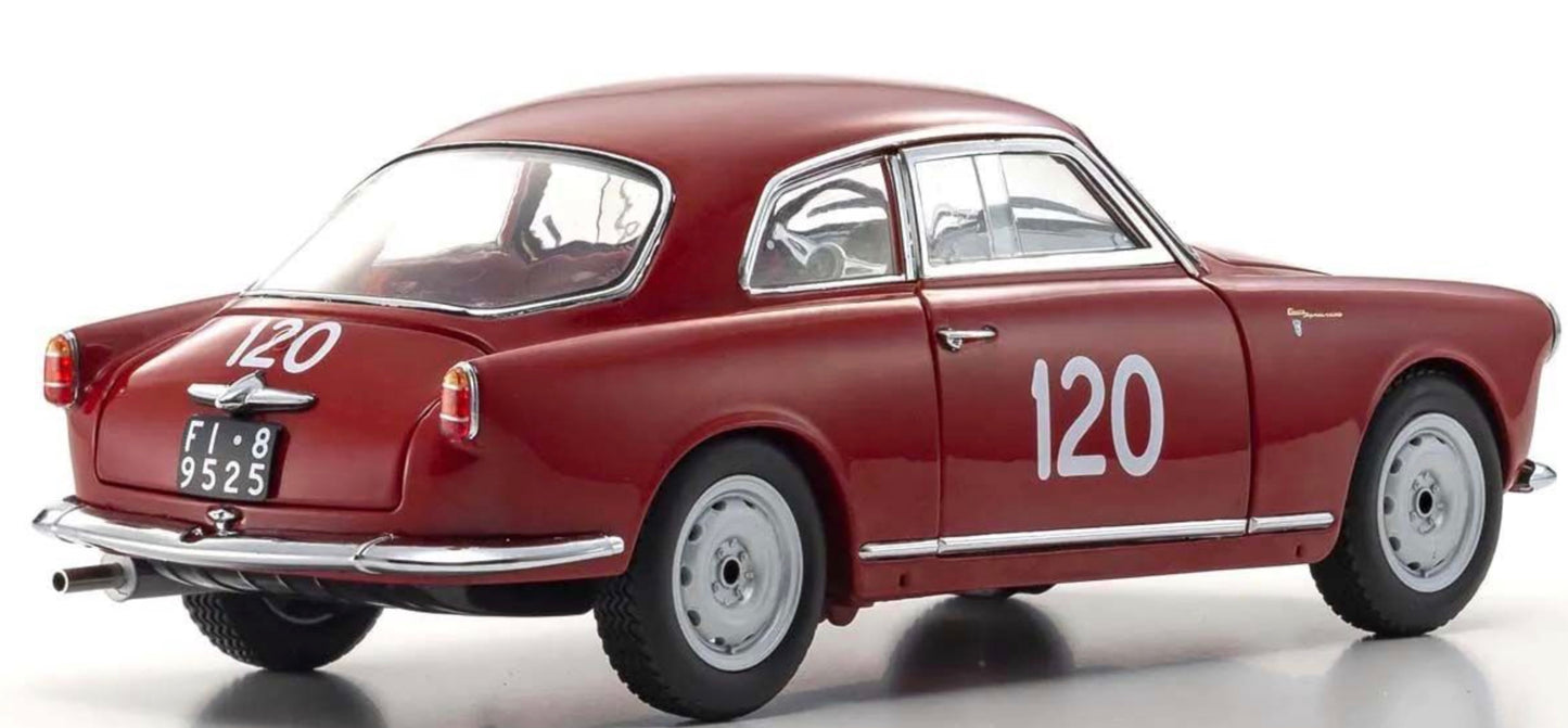 Kyosho 1:18 - Alfa Romeo Giuletta SV Mille Miglia 1956 Nr.120