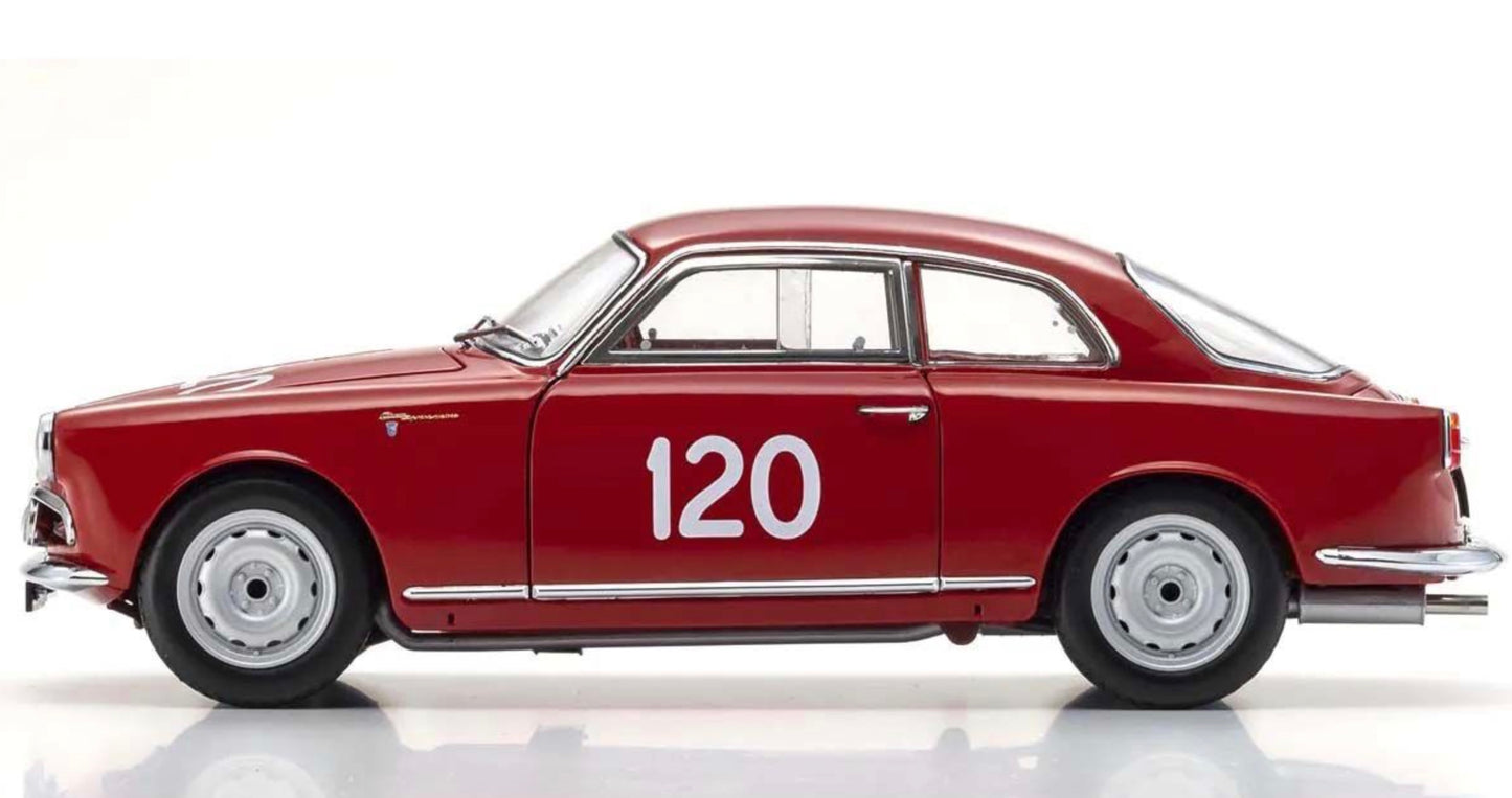 Kyosho 1:18 - Alfa Romeo Giuletta SV Mille Miglia 1956 Nr.120