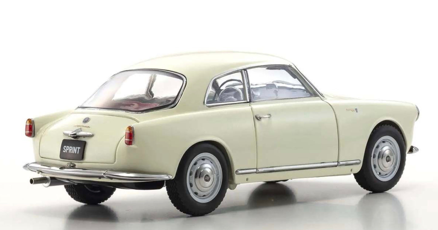 Kyosho 1:18 - Alfa Romeo Giuletta Sprint Coupe 1954 White