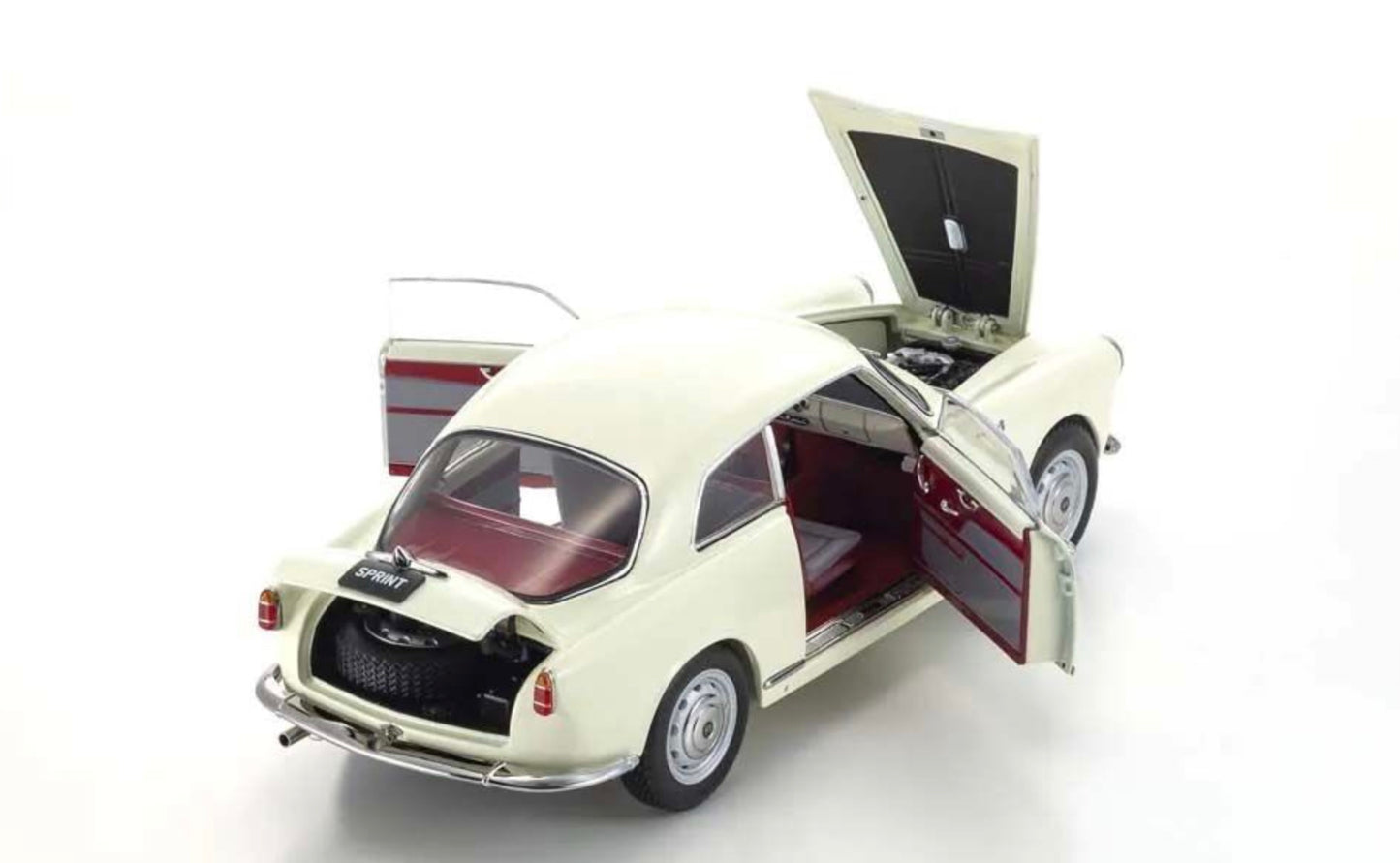 Kyosho 1:18 - Alfa Romeo Giuletta Sprint Coupe 1954 White