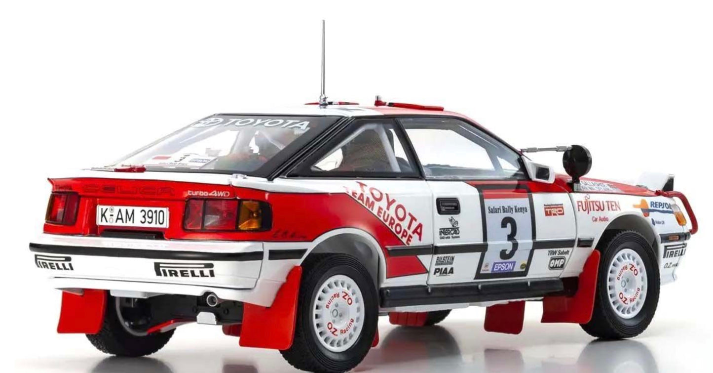 Kyosho 1:18 - oyota Celica GT-Four B.Waldegard Winner Safari 1990 Nr.3