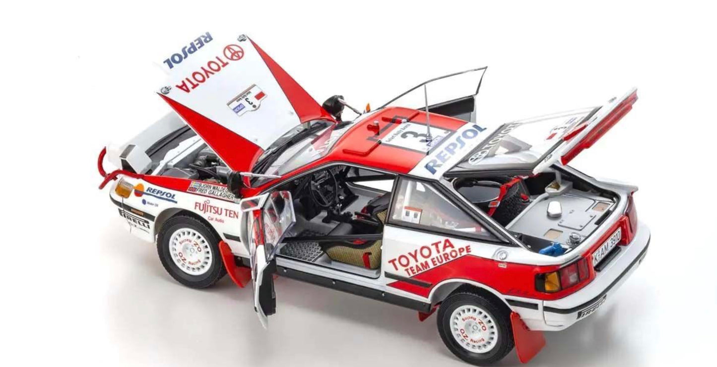 Kyosho 1:18 - oyota Celica GT-Four B.Waldegard Winner Safari 1990 Nr.3