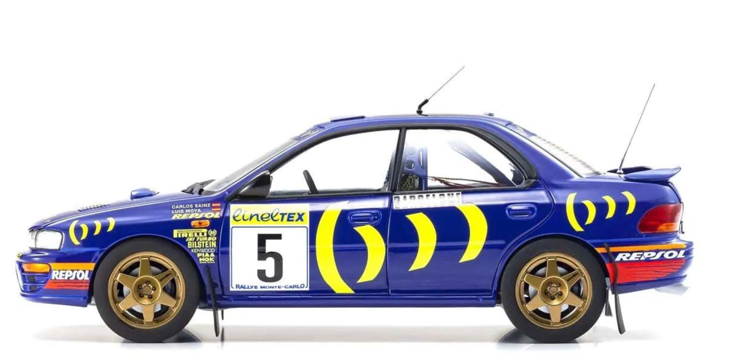 Kyosho 1:18 - Subaru Impreza Carlos Sainz Winner Monte Carlo 1995 Nr.5