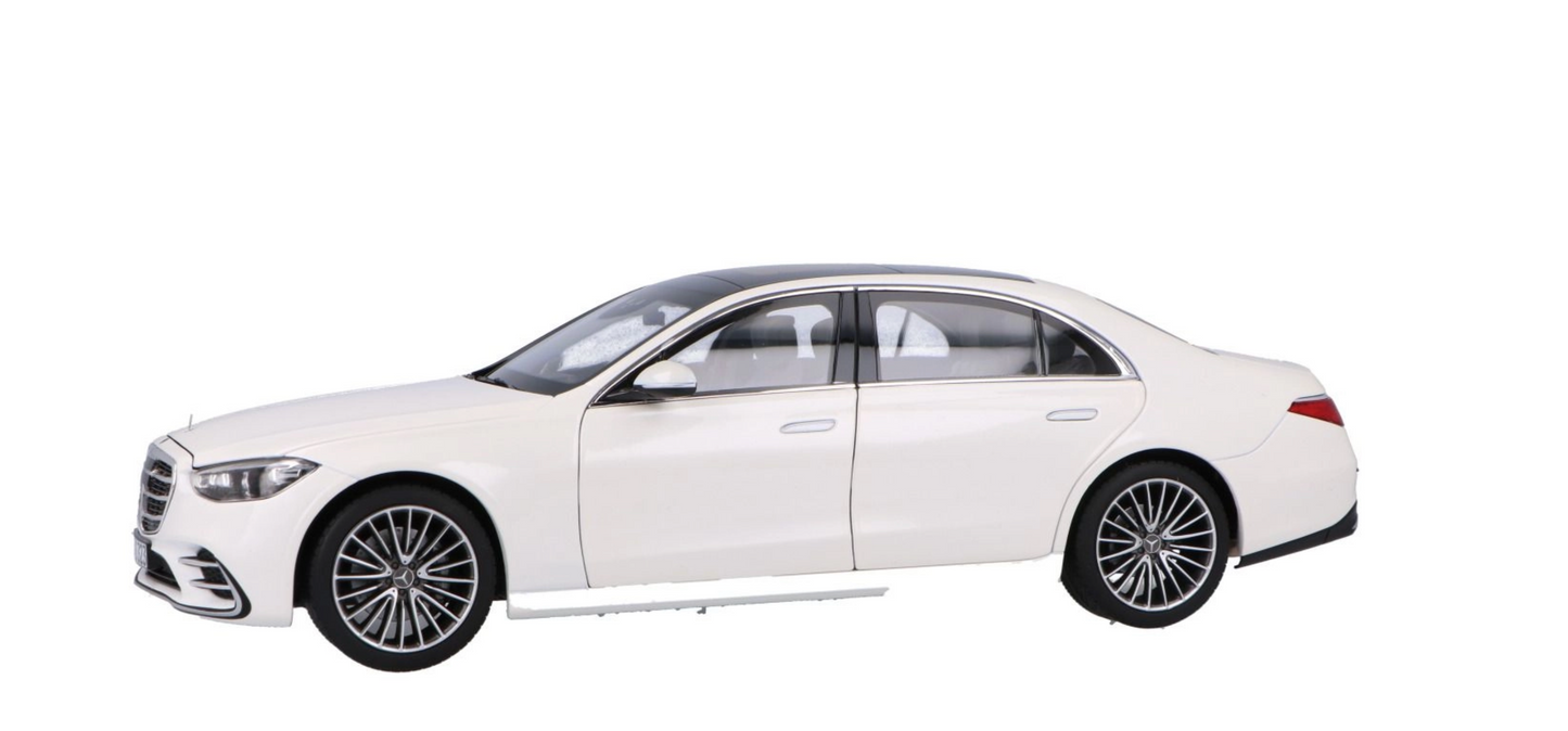 Norev 1:18 BMercedes-Benz S-Class AMG-Line (W223) White Metallic