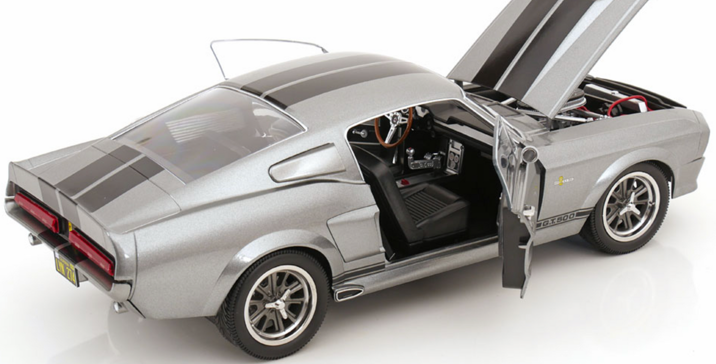 KK-Scale 1:12 Ford Mustang GT Shelby 500 1967 Eleanor Grey