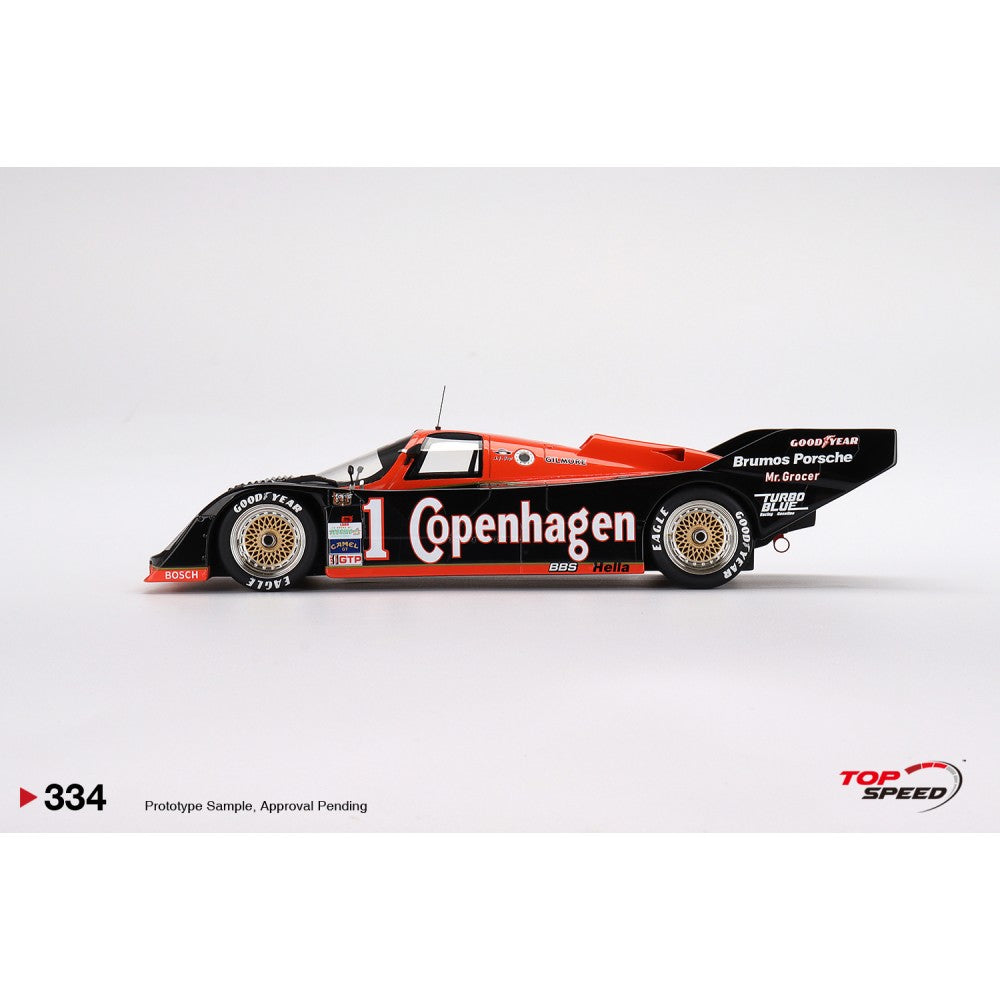 Top Speed Model -Porsche 962 #1 A. J. Foyt Enterprises 1988 IMSA Sebring 12 Hrs 1:18