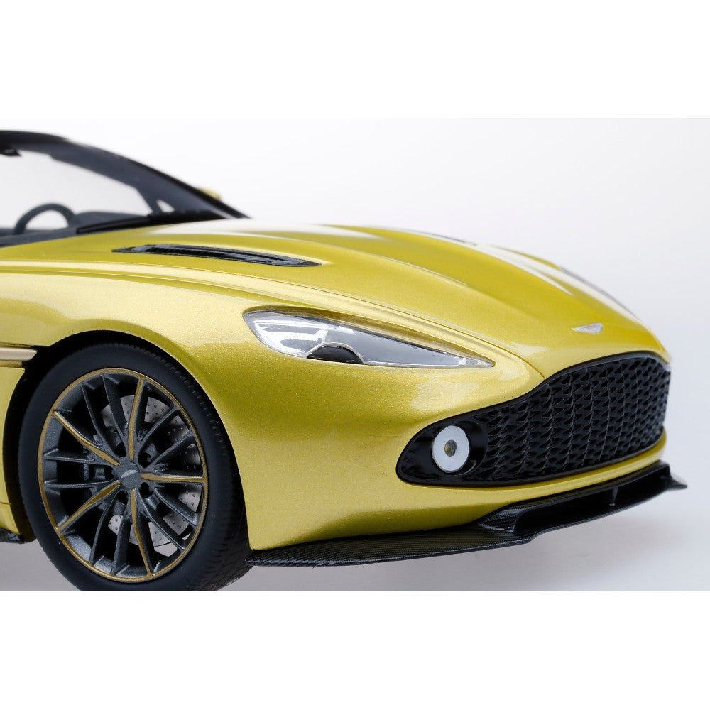 Top Speed Model - Aston Martin Vanquish Zagato Speedster Cosmopolitan Yellow 1:18