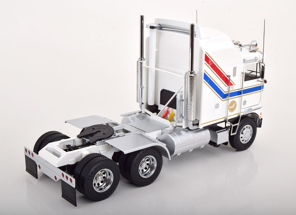 KK-Scale 1:18 - Kenworth K100 Aerodyne 1976 Wit/Blauw/Rood
