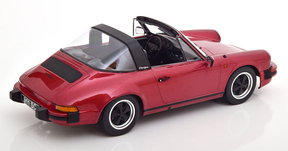 KK-Scale 1:18 - Porsche 911 SC Cabrio 1983 Rood Metallic