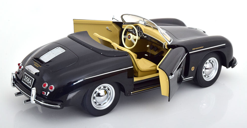 KK-Scale 1:12 - Porsche 356 A Speedster 1955 Zwart