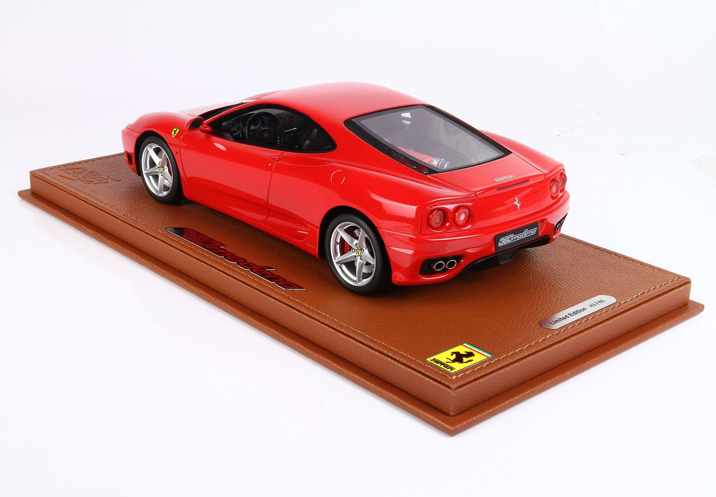 BBR Model 1:18 - Ferrari 360 Modena 1999 Red Corsa 322 F1 Gear Box - Black Interiors
