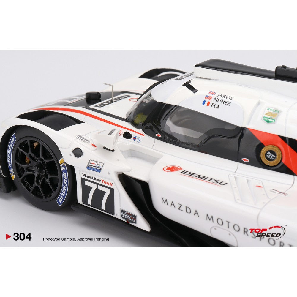 Top Speed Model - Mazda RT24-P DPi #77 2020 IMSA Daytona 24 Hrs 2nd Place 1:18