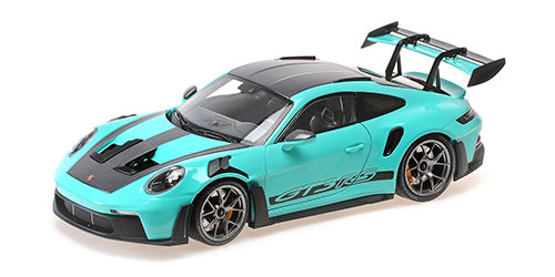 Minichamps 1:18 - PORSCHE 911 (992) GT3RS 2024 GREEN W DARKSILVER WHEELS