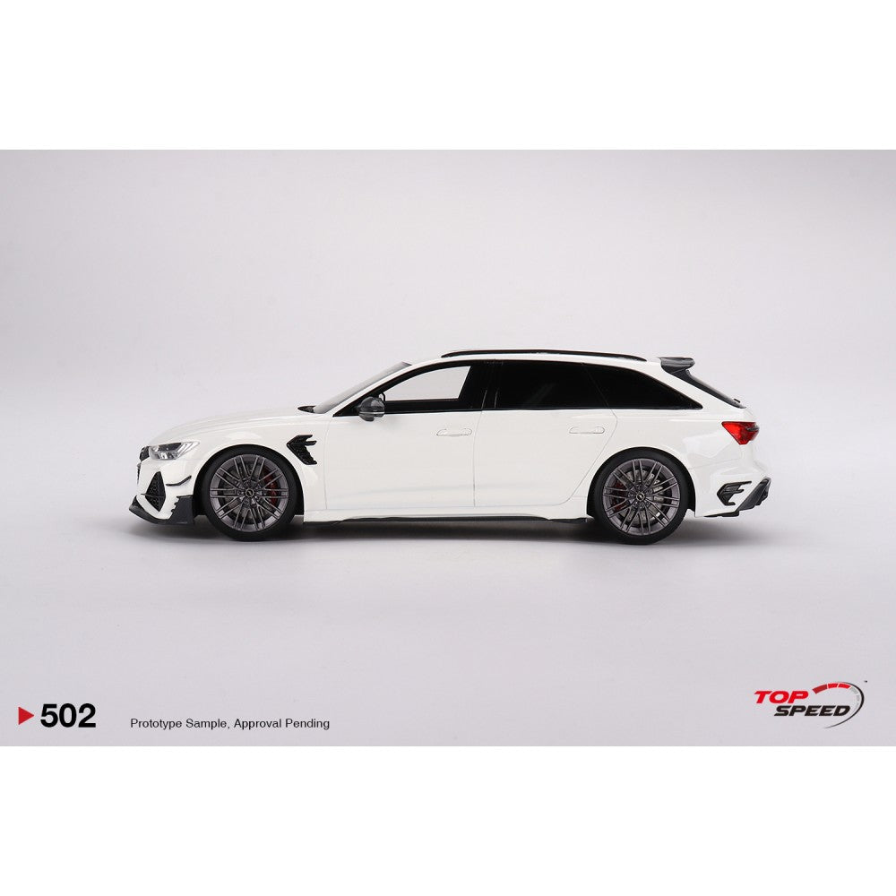 Top Speed Model - Audi ABT RS6-R Glacier White Metallic 1:18