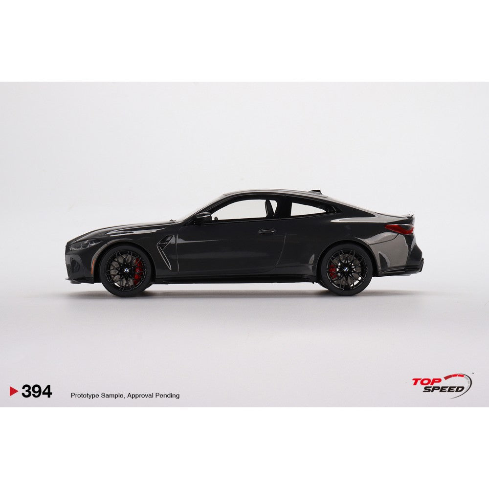 Top Speed Model - BMW M4 Competition (G82) Dravit Grey Metallic 1:18