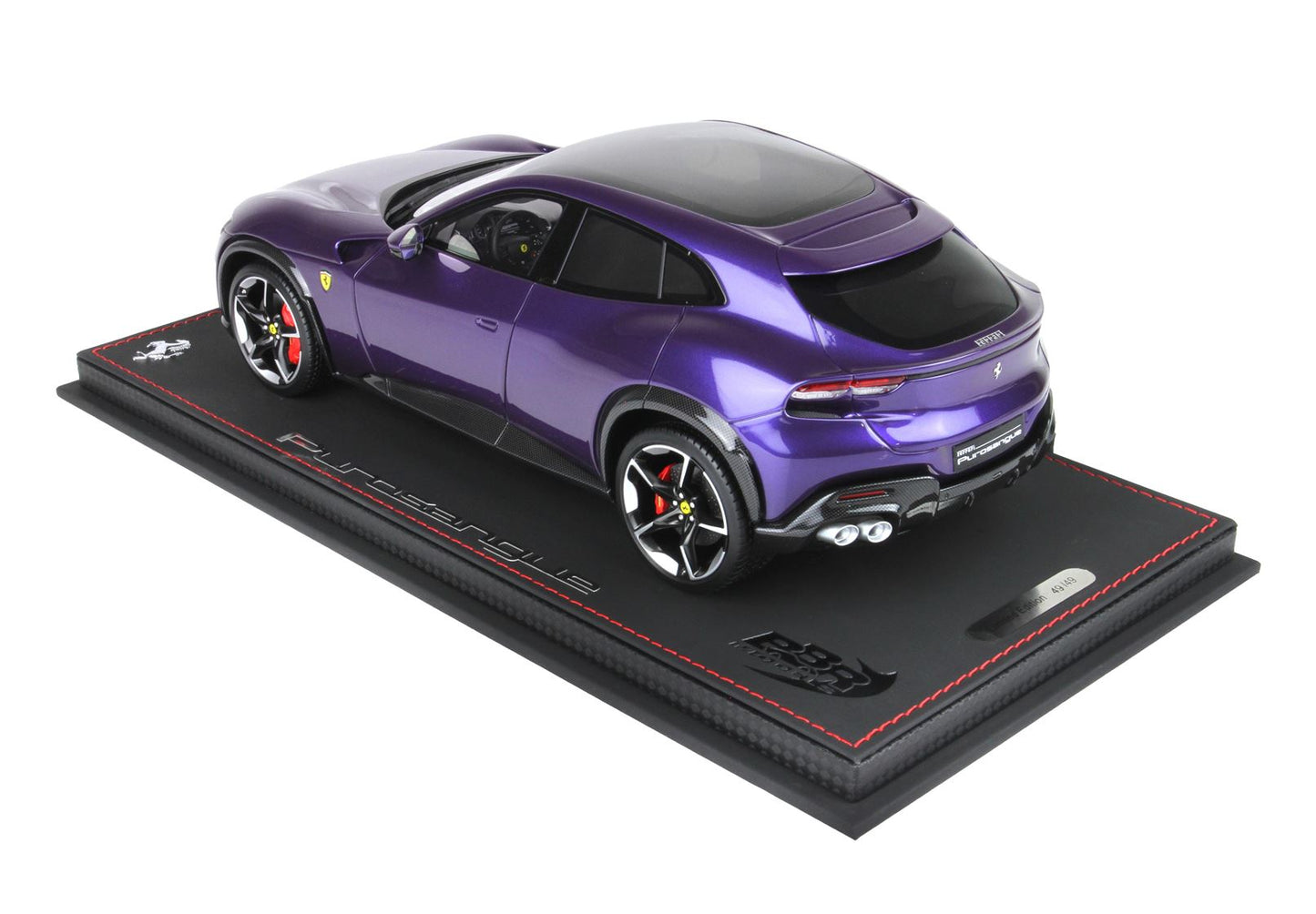 BBR Model 1:18 - Ferrari Purosangue Panoramic Roof Al Humaid Violet