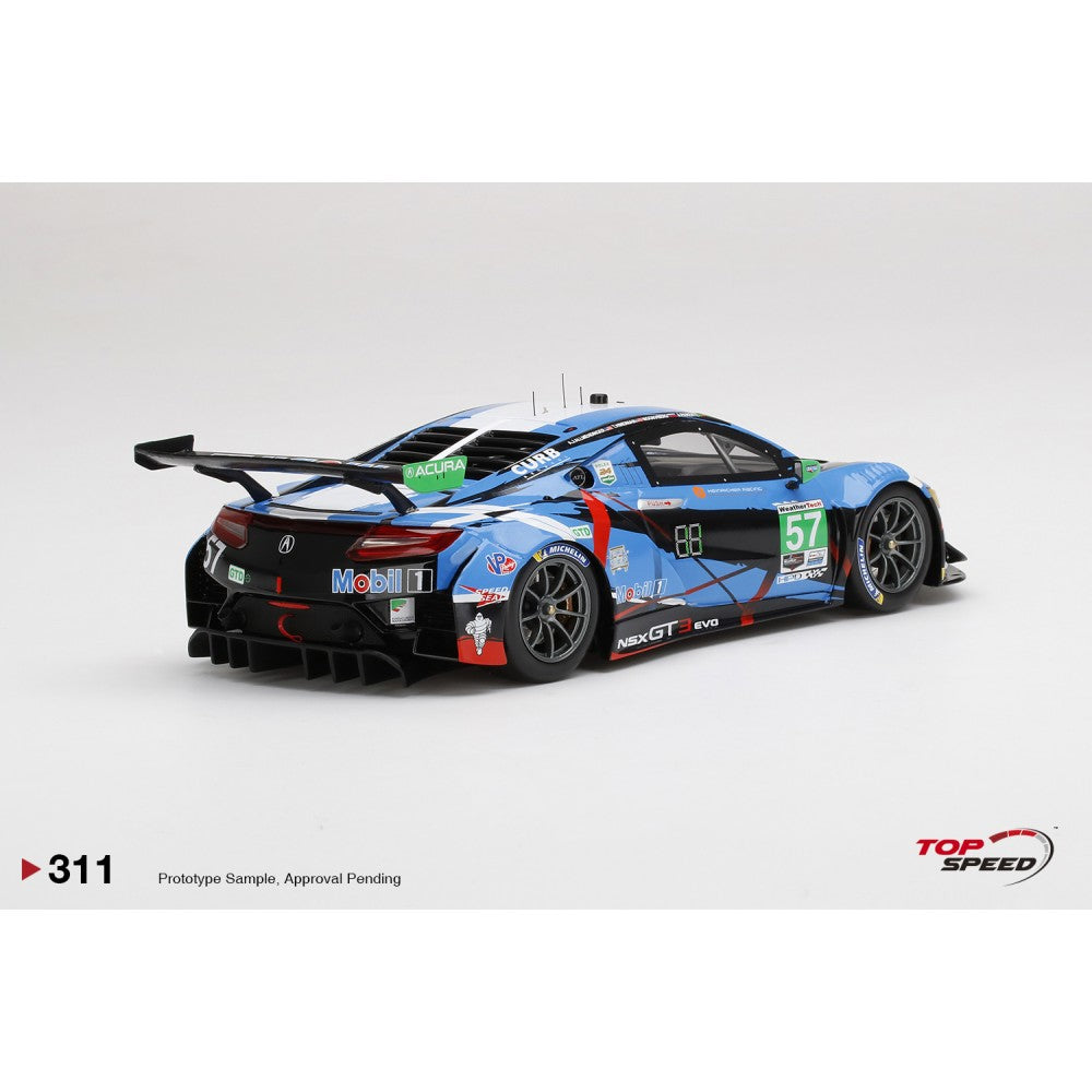 Top Speed Model - Acura NSX GT3 EVO #57 2020 IMSA 2020 24 Hrs of Daytona Heinricher Racing 1:18