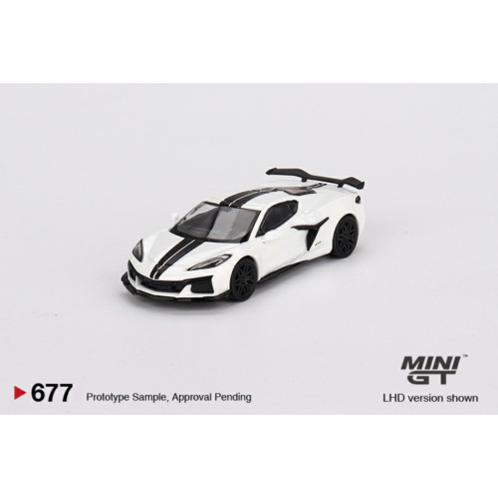 MiniGT - 1/64 CHEVROLET CORVETTE Z06 2023 ARCTIC WHITE (LHD)