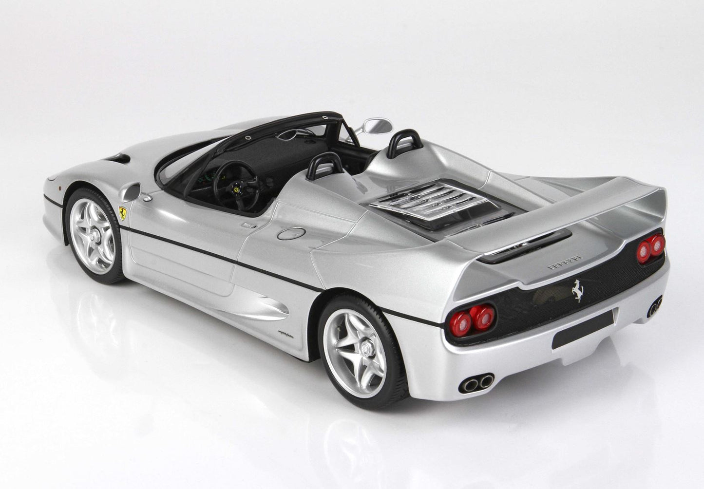 BBR Model 1:18 - Ferrari F50 Coupe 1995 Spider Version Metallic Silver Nurburgring