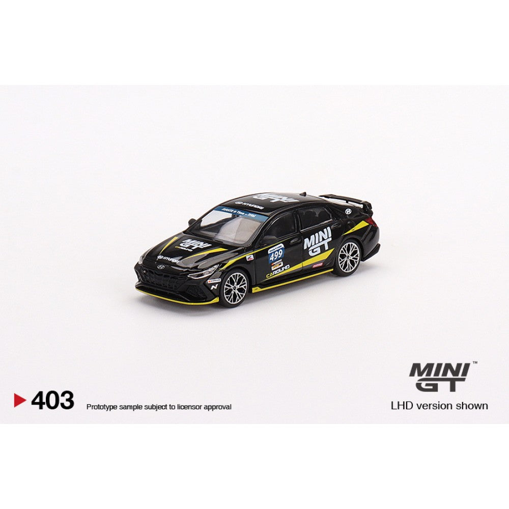 MiniGT - 1/64 HYUNDAI ELANTRA N NO.499 CAROUND RACING HYUNDAI N-FESTIVAL (LHD)