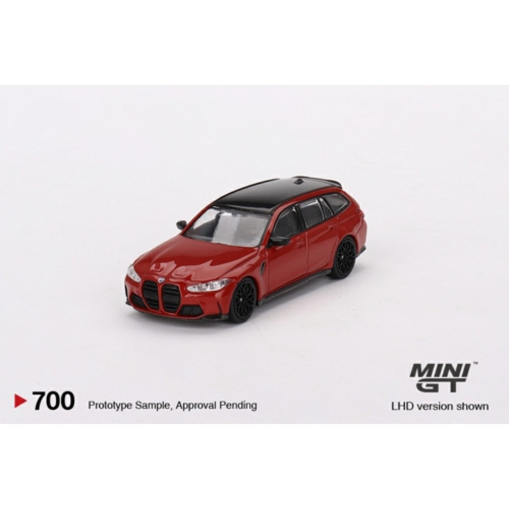 MiniGT - 1/64 BMW M3 COMPETITION TOURING (G81) TORONTO RED METALLIC (LHD)