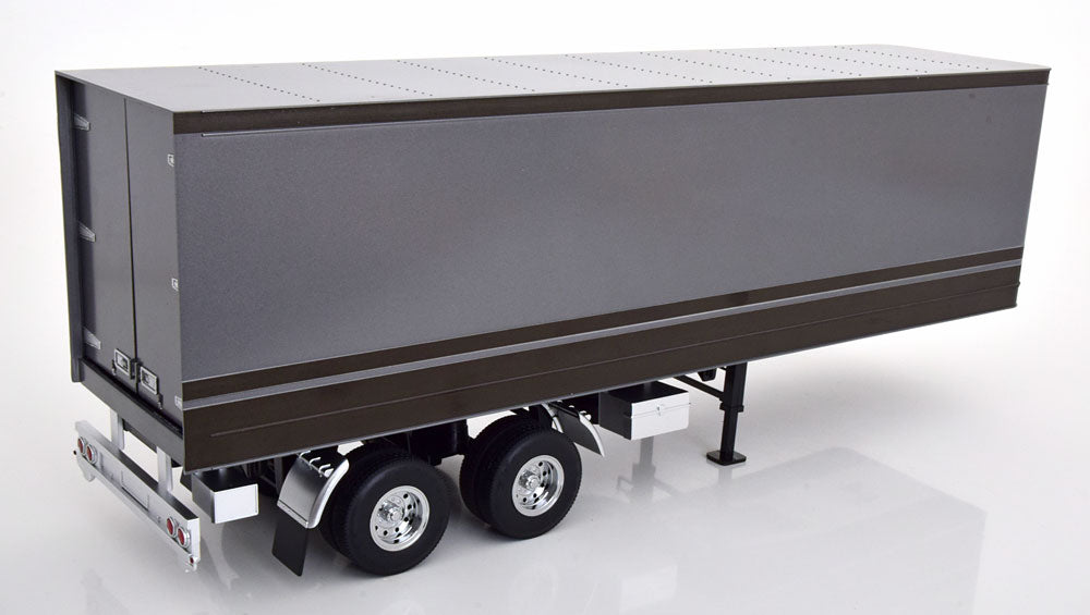 KK-Scale 1:18 - Semi-Trailer Grijs Metallic / Antraciet