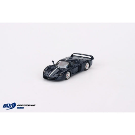 BBR 1:64 - MASERATI MC12 STRADALE BLUE METALLIC WITH STRIPE