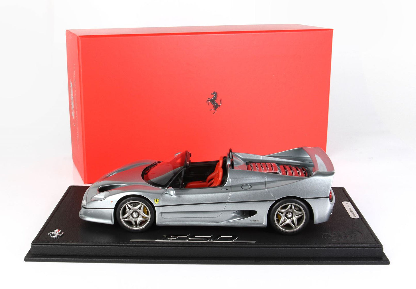 BBR Model 1:18 - Ferrari F50 Coupe 1995 Spider Version Titanium Grey 740