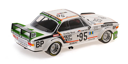 Minichamps 1:18 - BMW 3.0 CSL LES MAISON DU WEEK-END RAVENEL/RAVENEL/DETRIN WINNER GR.II LE MANS 1976