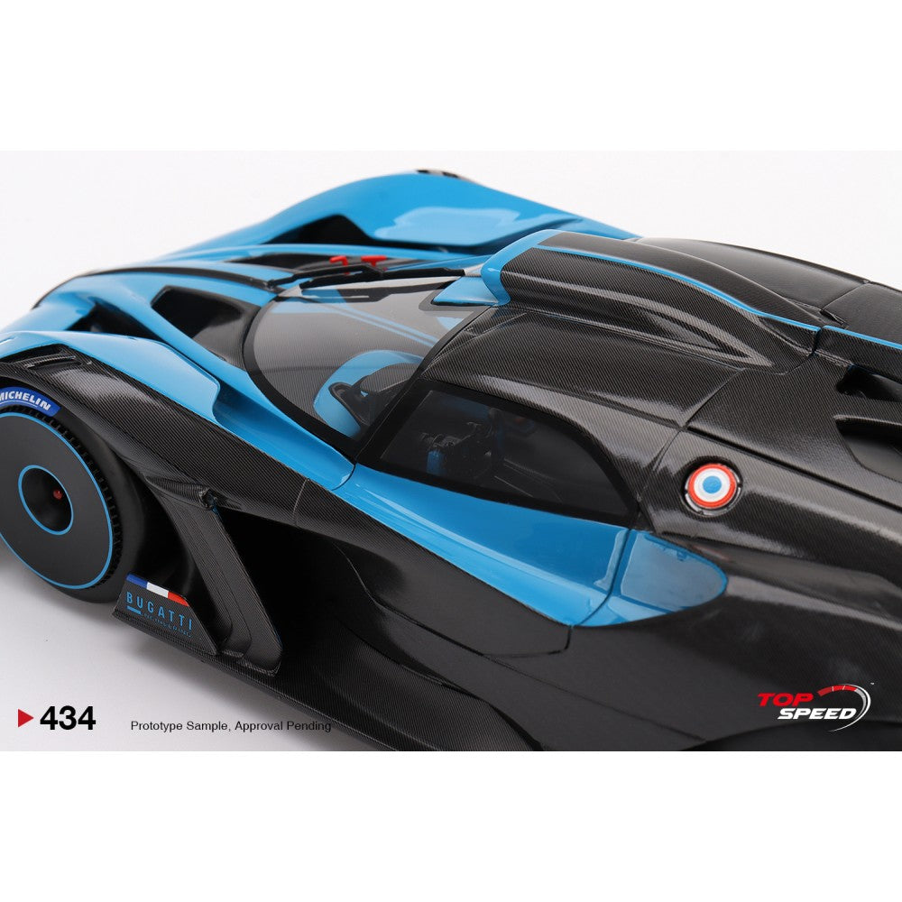 Top Speed Model - Bugatti Bolide Presentation 1:18