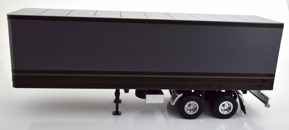 KK-Scale 1:18 - Semi-Trailer Grijs Metallic / Antraciet