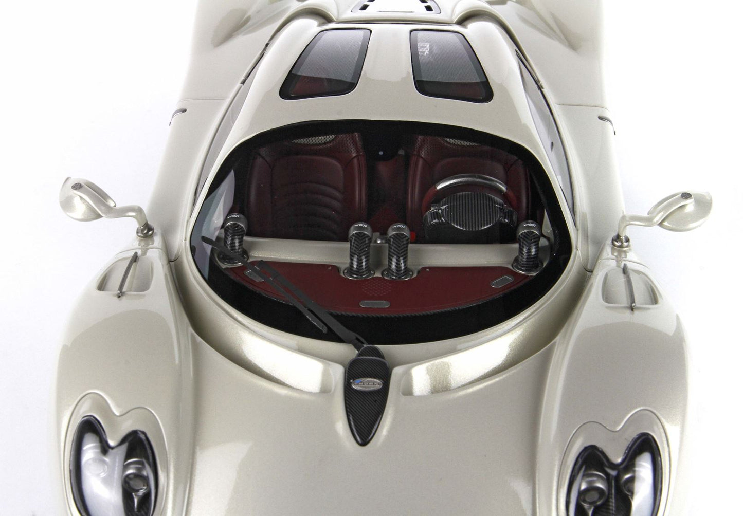 BBR Model 1:18 - Pagani Utopia Grey Rinascimento - OPT Carbon Fiber