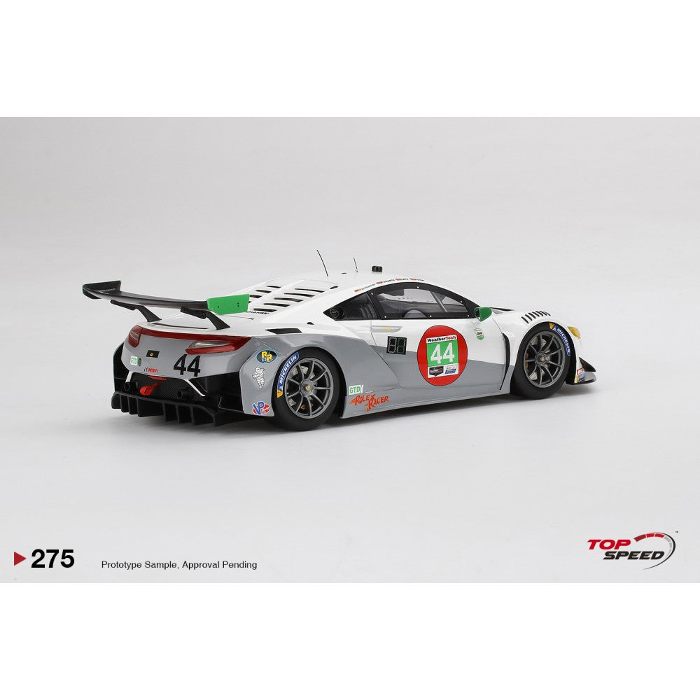 Top Speed Model - Acura NSX GT3 EVO #44 Magnus with Archangel 2021 IMSA Daytona 24 Hrs 1:18 Resin Model 1:18