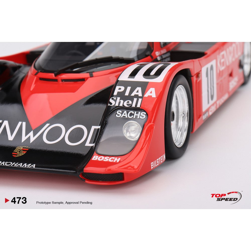 Top Speed Model - Porsche 962 CK6 #10 Porsche Kremer Racing 1990 Le Mans 24 Hrs. 1:18