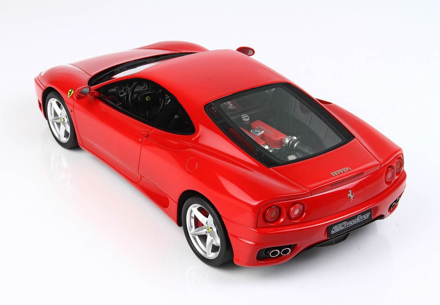 BBR Model 1:18 - Ferrari 360 Modena 1999 Red Corsa 322 F1 Gear Box - Black Interiors