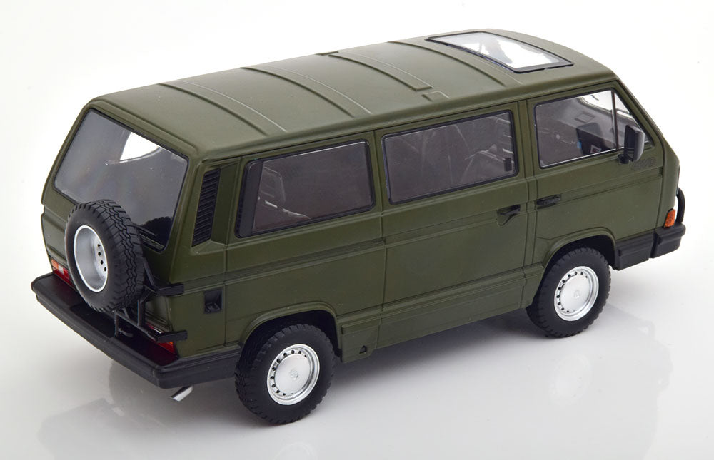 KK-Scale 1:18 - VW T3 Bus Syncro 1987 Mat Olijfgroen