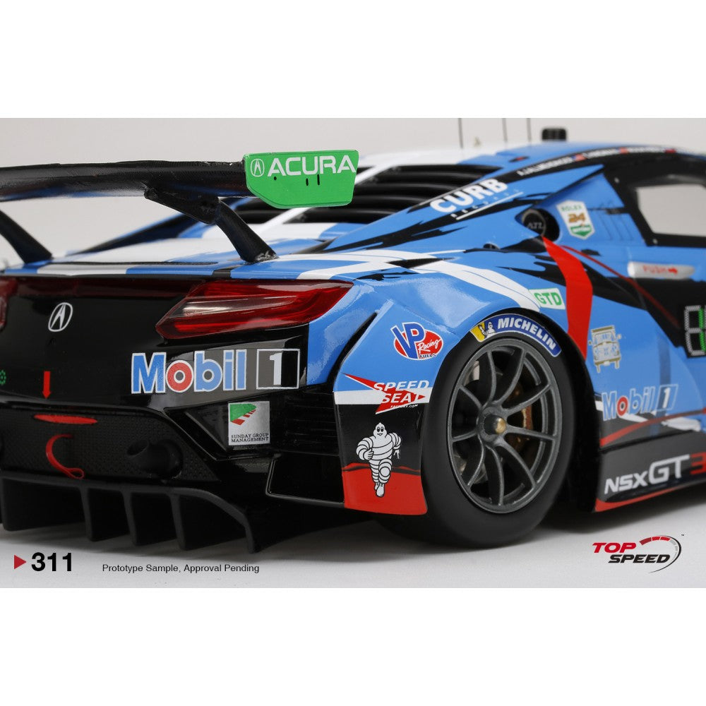 Top Speed Model - Acura NSX GT3 EVO #57 2020 IMSA 2020 24 Hrs of Daytona Heinricher Racing 1:18