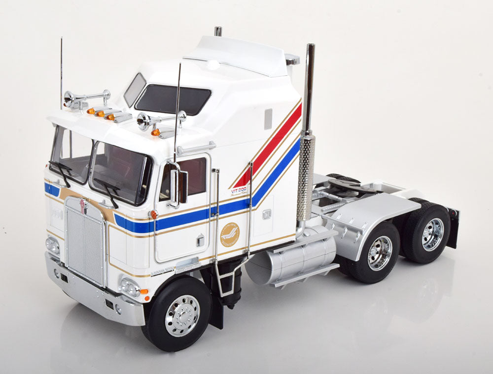 KK-Scale 1:18 - Kenworth K100 Aerodyne 1976 Wit/Blauw/Rood