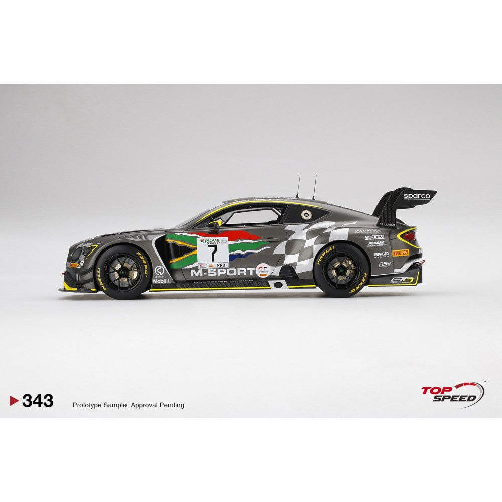 Top Speed Model - Bentley Continental GT3 #7 2020 Intercontinental GT Challenge Kyalami 9 Hour 1:18