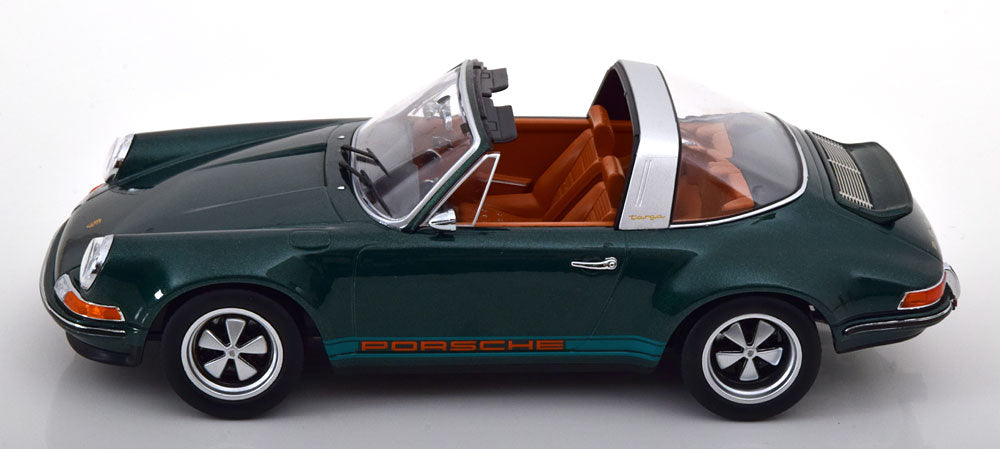 KK-Scale 1:18 - Porsche 911 Targa Singer Donkergroen metallic