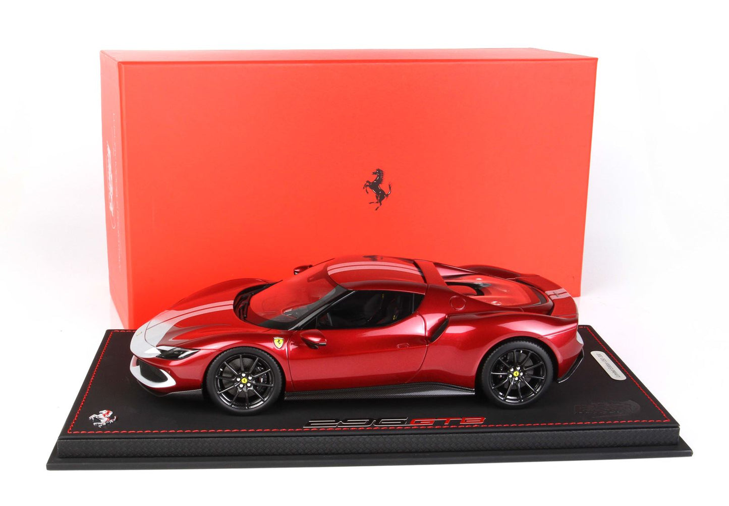 BBR Model 1:18 - Ferrari 296 Assetto Fiorano Metallic Red Fiorano