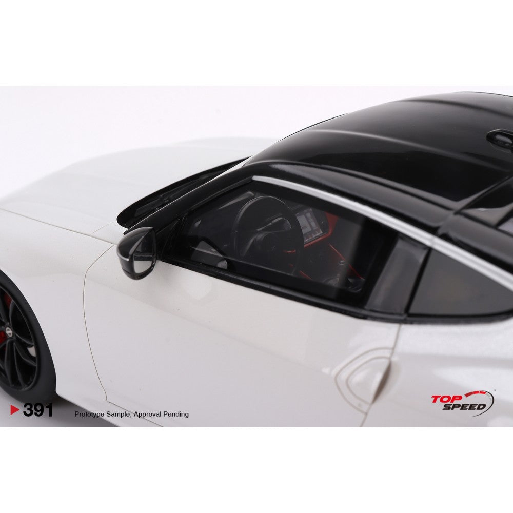 Top Speed Model - Nissan Z Performance 2023 Everest White LHD 1:18