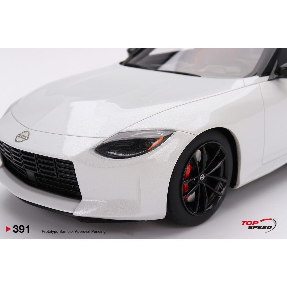 Top Speed Model - Nissan Z Performance 2023 Everest White LHD 1:18