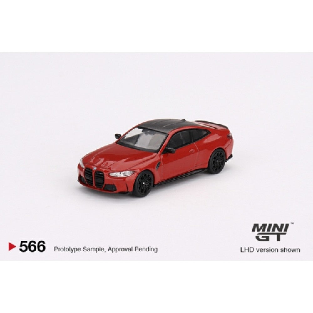 MiniGT - 1/64 BMW M4 COMPETITION (G82) TORONTO RED METALLIC (LHD)