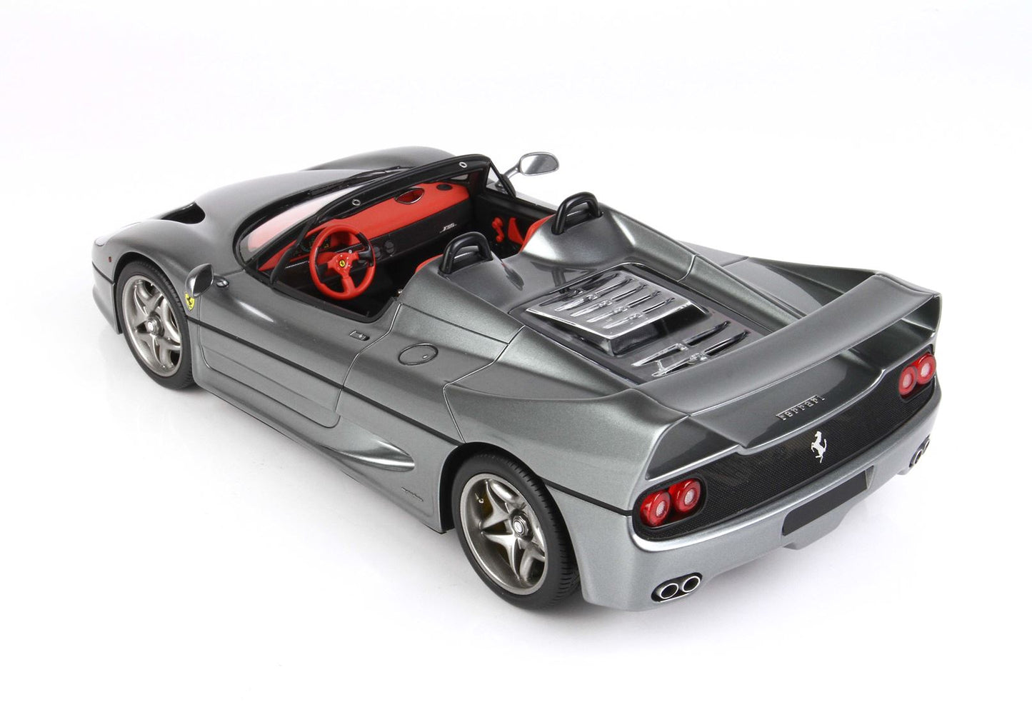 BBR Model 1:18 - Ferrari F50 Coupe 1995 Spider Version Metallic Iron Grey